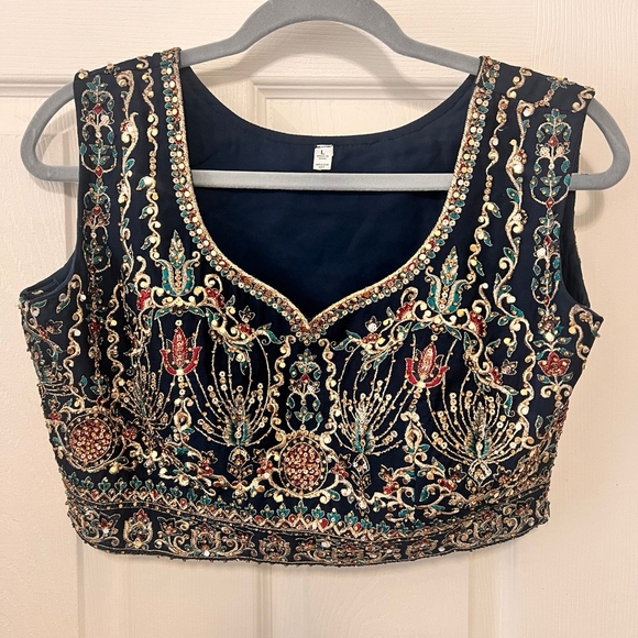 Desi Dress/ Gown/ Lehenga - Picture 3 of 9